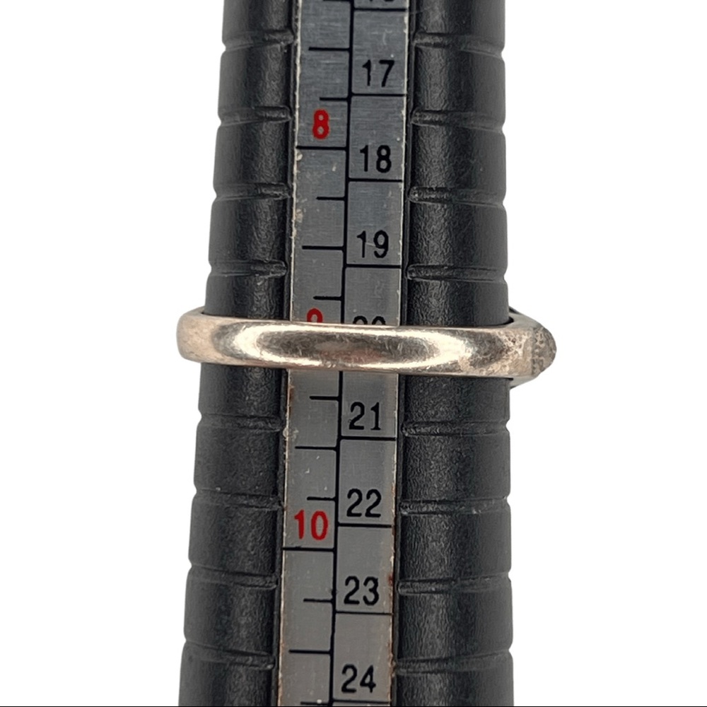 Vintage Amethyst Sterling Silver Filigree Art Deco Ring - Picture 8 of 8